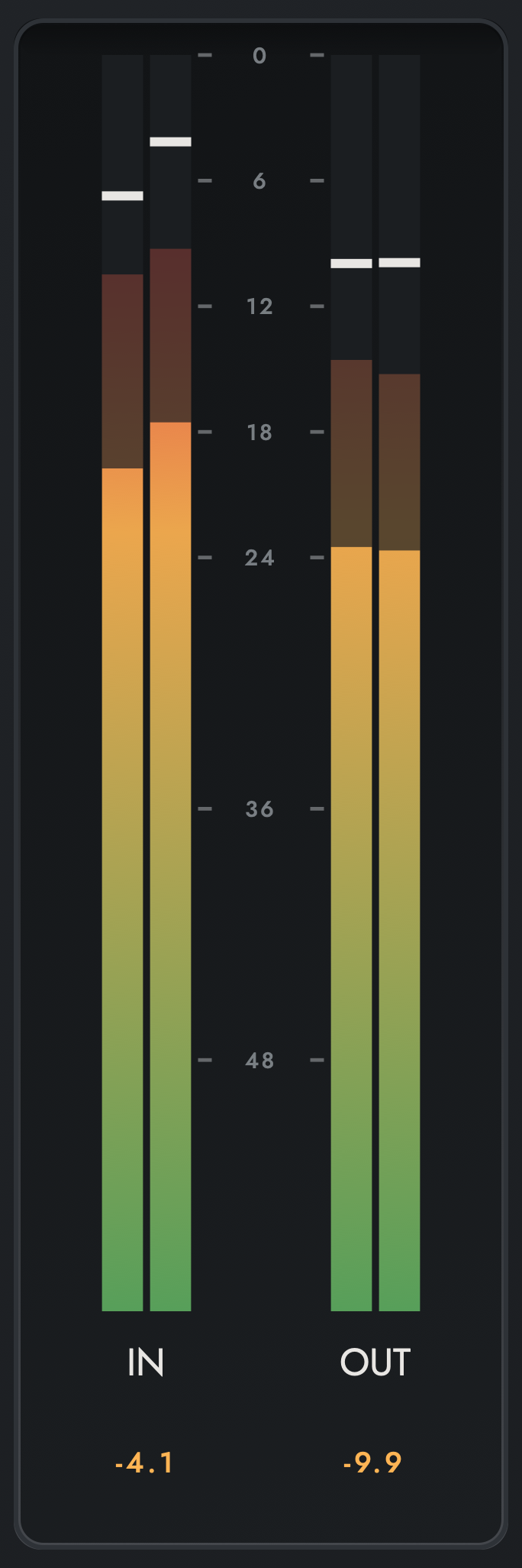 Input and output, left and right